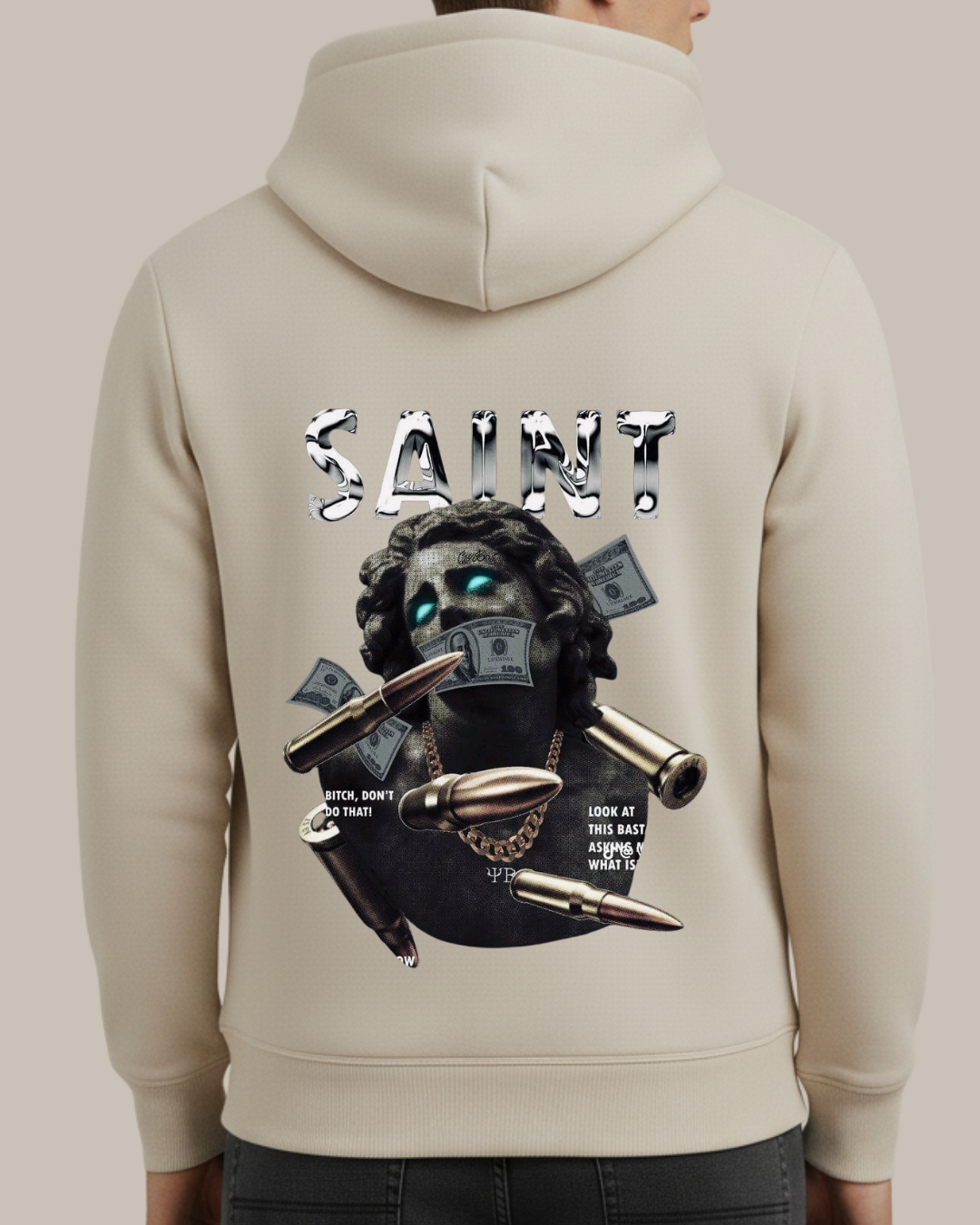 Saint Baskılı Sweatshirt - Görsel 20
