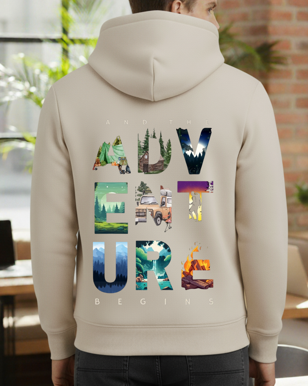 Adventure Baskılı Sweatshirt - Görsel 19