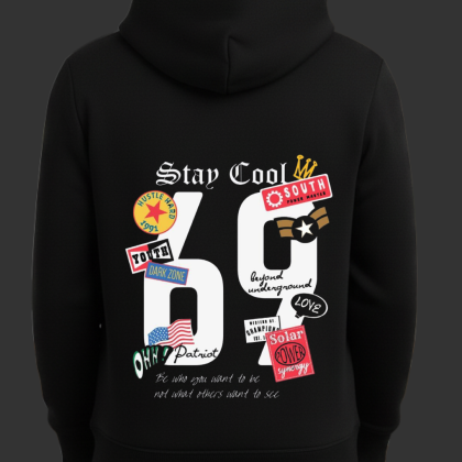 Stay Cool 69 Baskılı Sweatshirt