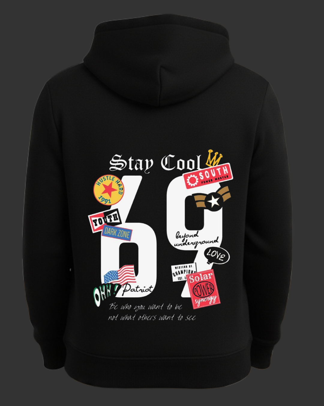 Stay Cool 69 Baskılı Sweatshirt