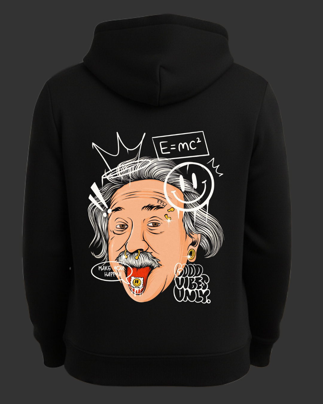 Einstein Baskılı Sweatshirt