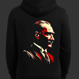 Atatürk Portresi Baskılı Sweatshirt