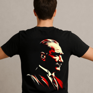 Atatürk Portresi Baskılı T-Shirt