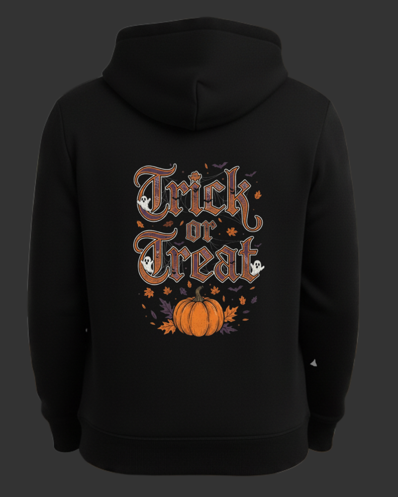 Trick or Treat Baskılı Hallowen Sweatshirt