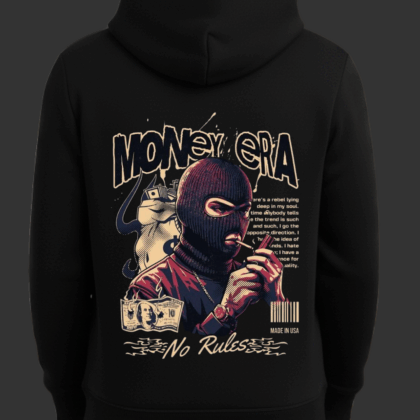 Money Era Baskılı Sweatshirt