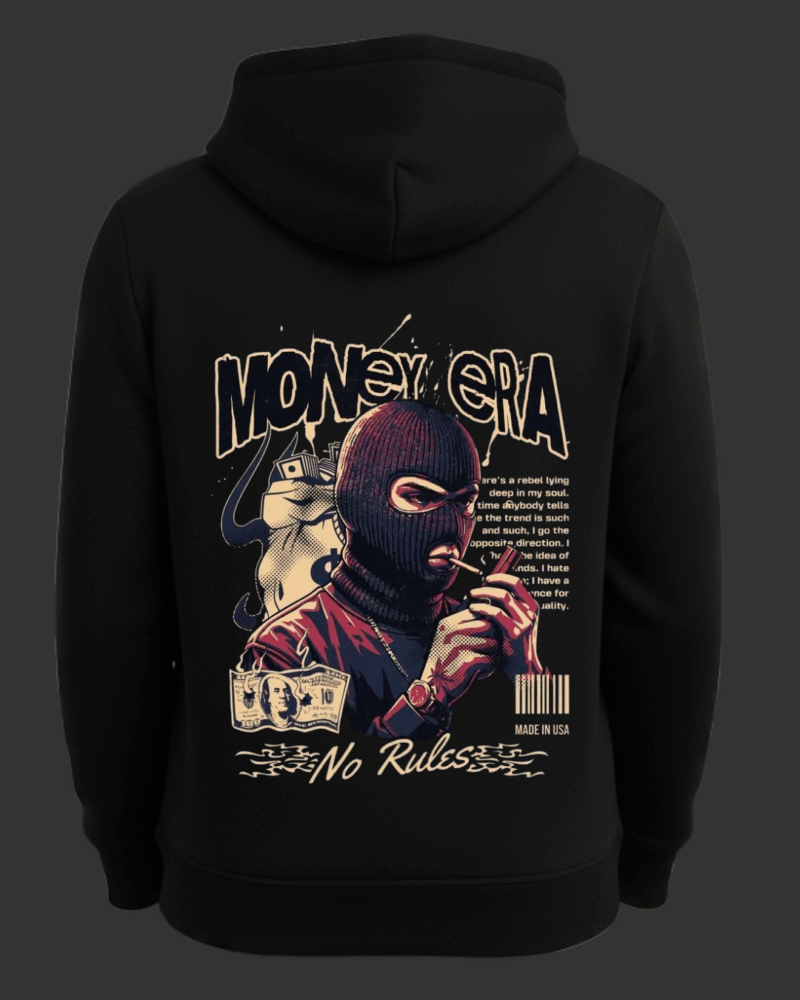 Money Era Baskılı Sweatshirt