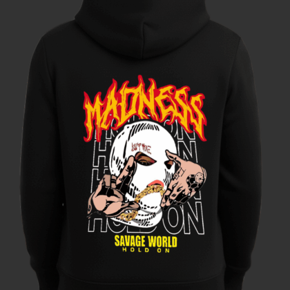 Madness Baskılı Sweatshirt