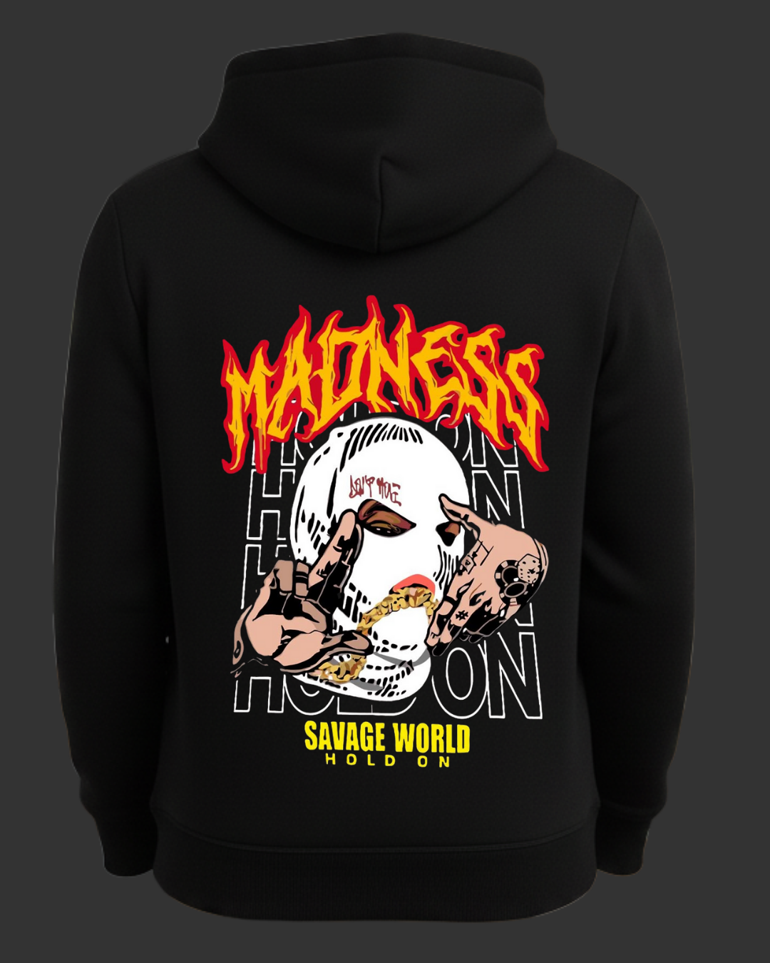 Madness Baskılı Sweatshirt