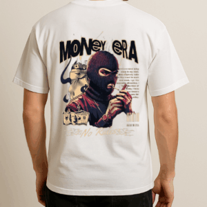 Money Era Baskılı T-Shirt