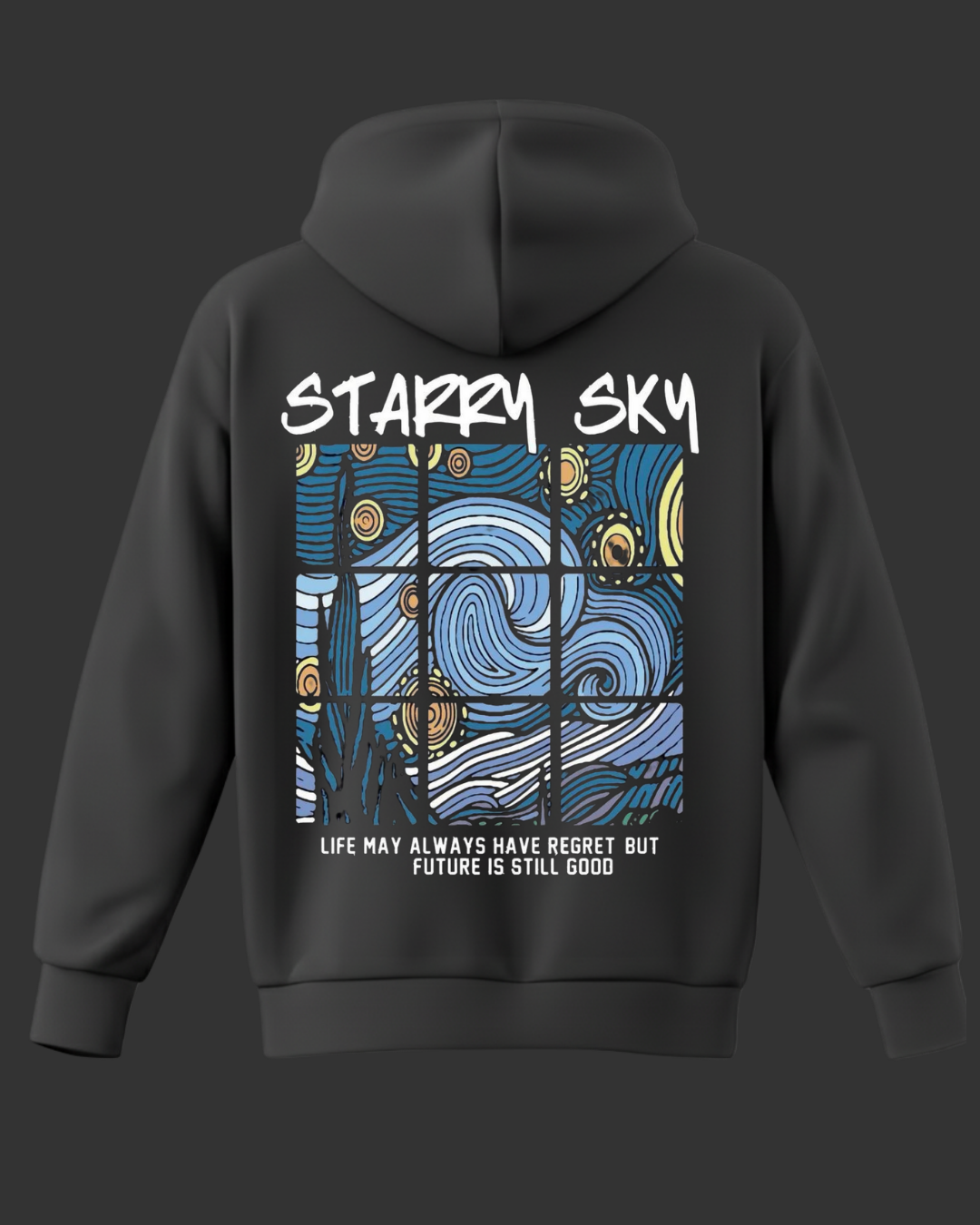Starry Sky Baskılı Sweatshirt - Görsel 6