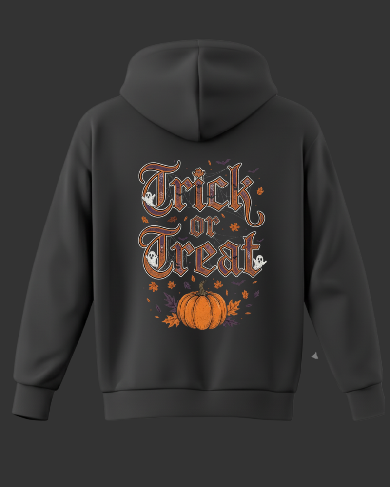 Trick or Treat Baskılı Hallowen Sweatshirt - Görsel 22