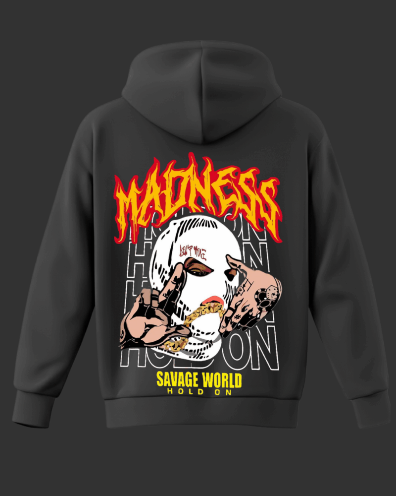 Madness Baskılı Sweatshirt - Görsel 3