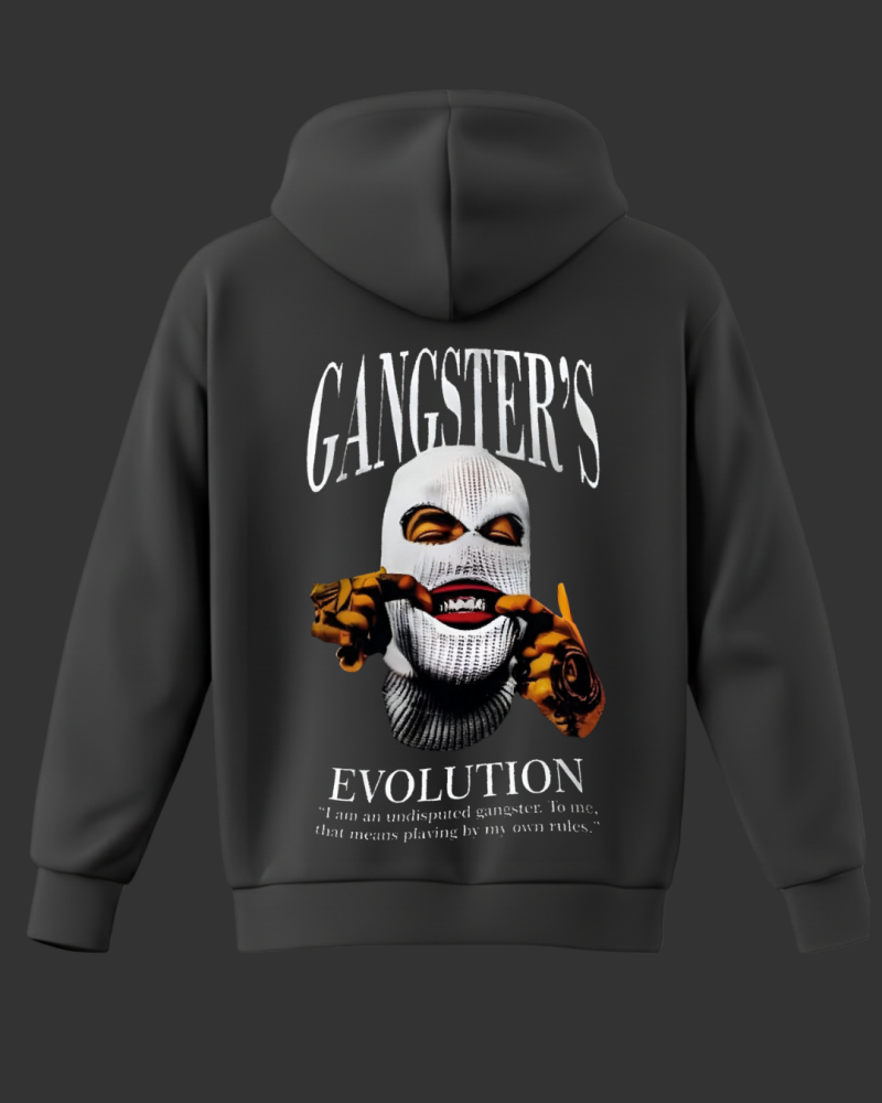Gangster Baskılı Sweatshirt - Görsel 5