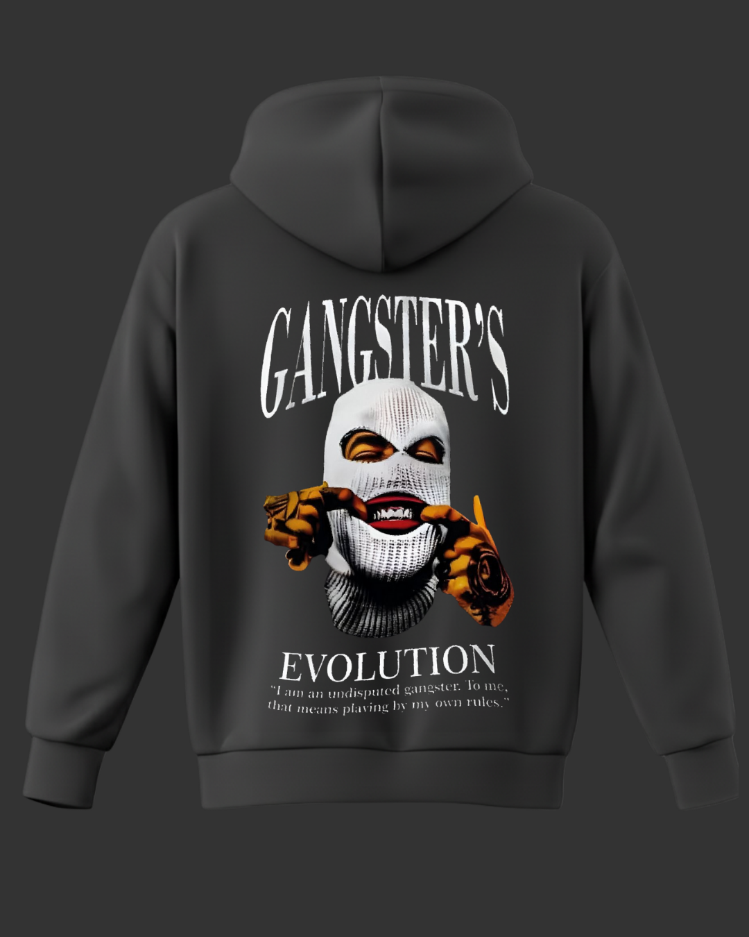 Gangster Baskılı Sweatshirt - Görsel 5