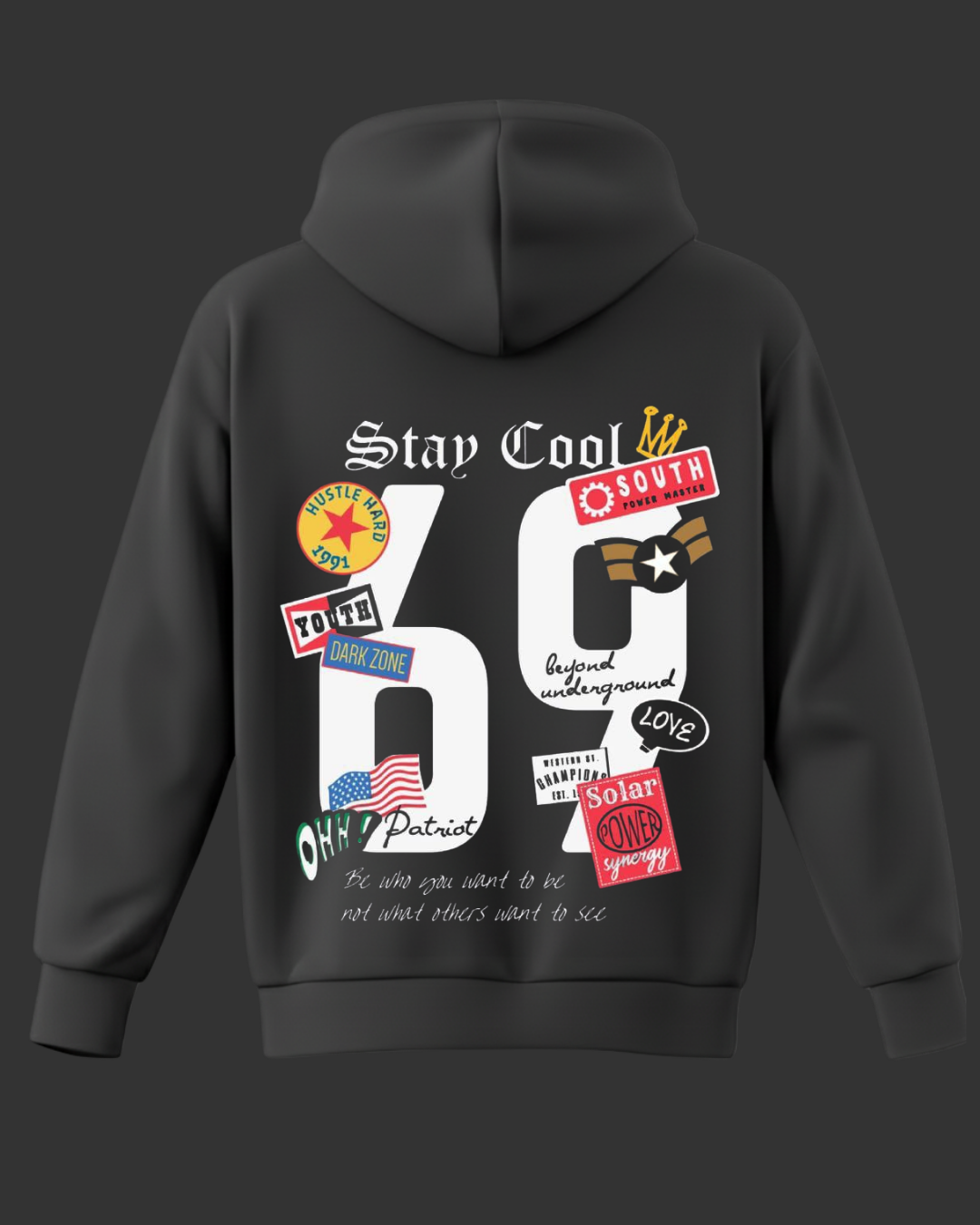 Stay Cool 69 Baskılı Sweatshirt - Görsel 26