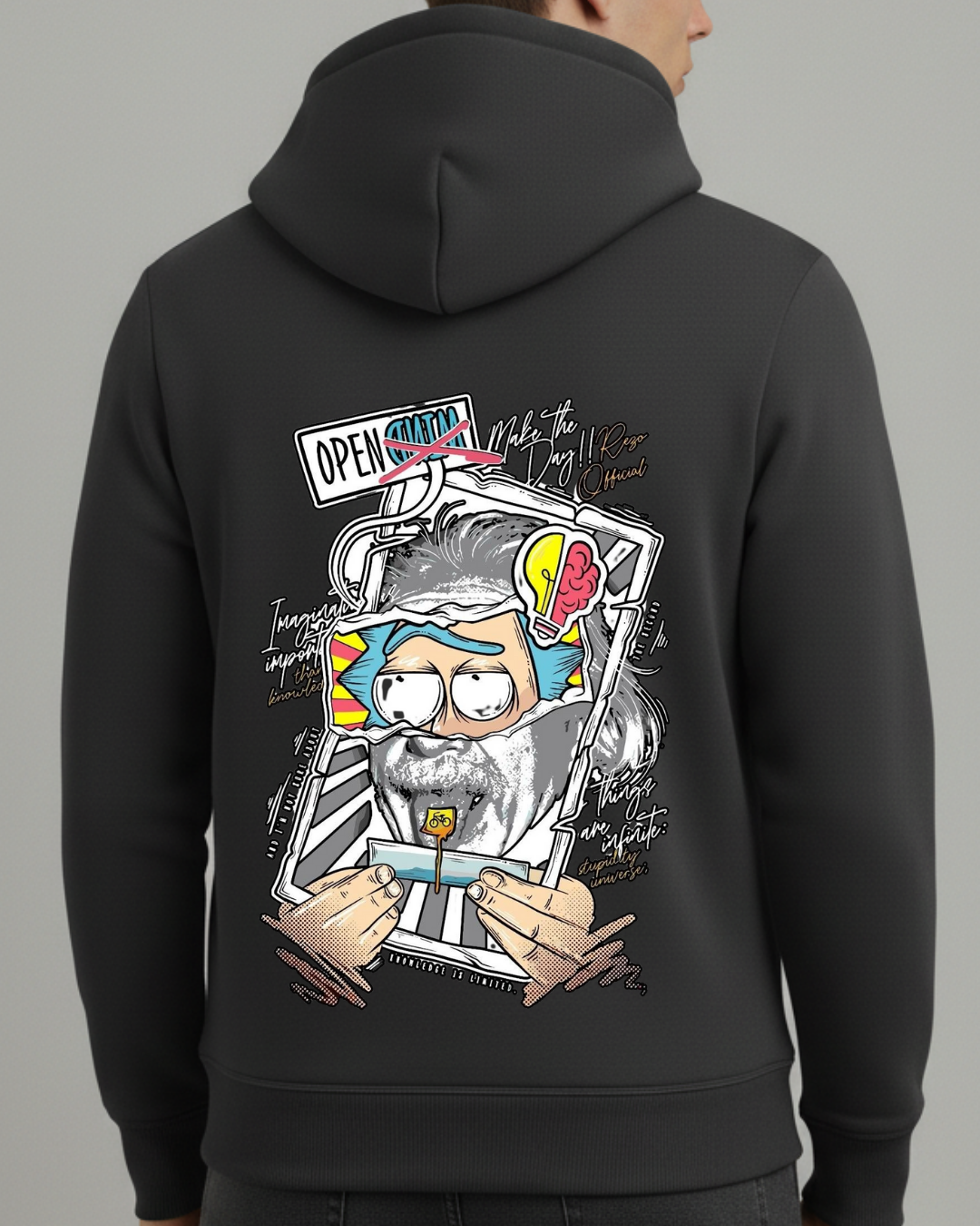 Morty Baskılı Sweatshirt - Görsel 24