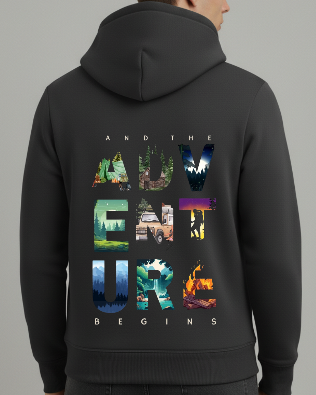 Adventure Baskılı Sweatshirt - Görsel 23