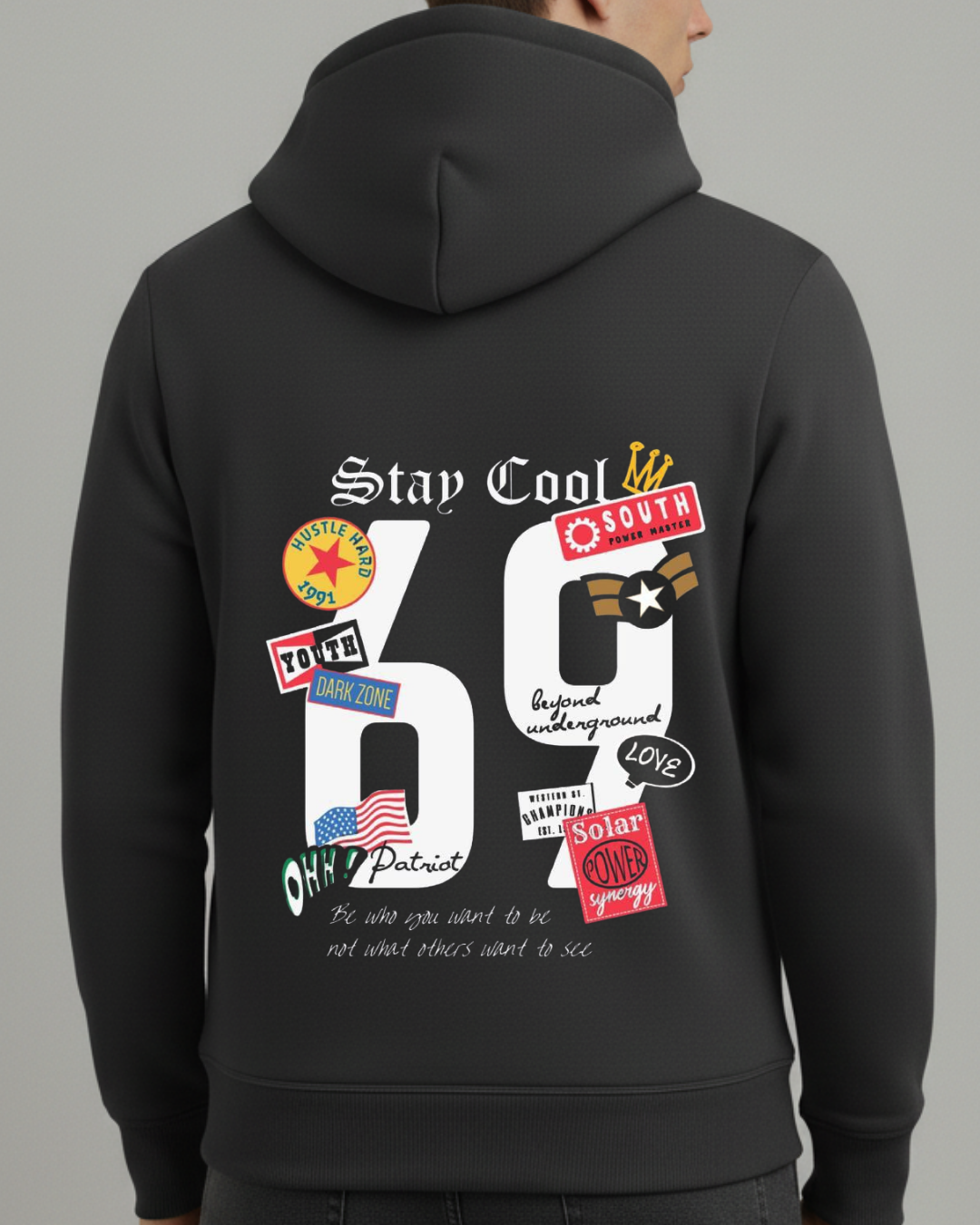 Stay Cool 69 Baskılı Sweatshirt - Görsel 24