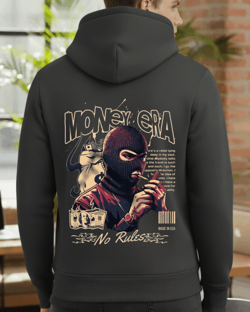 Money Era Baskılı Sweatshirt - Görsel 3