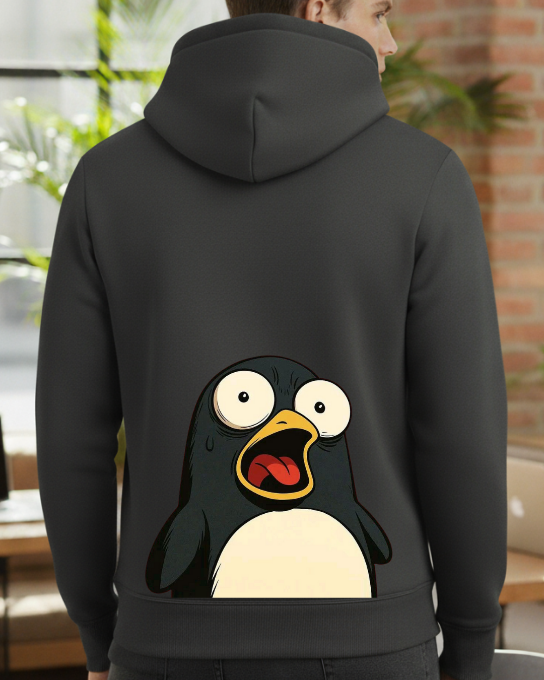Pengüü Baskılı Sweatshirt - Görsel 8