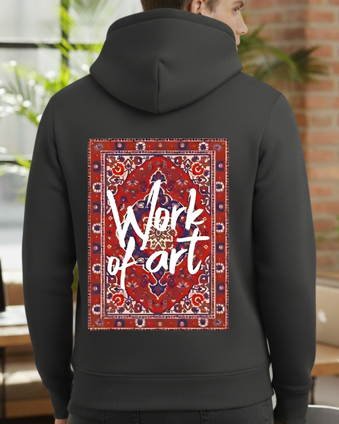 Work of Art Baskılı Sweatshirt - Görsel 26