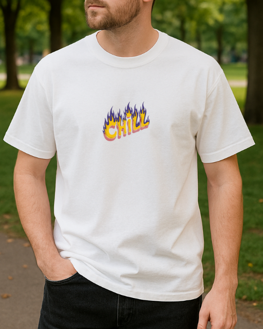 Chill Baskılı T-Shirt