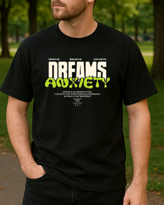 Dream Anxiety Baskılı T-Shirt - Görsel 4