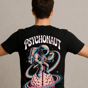 Psychonaut Baskılı T-Shirt