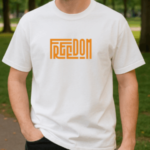 Freedom Baskılı T-Shirt