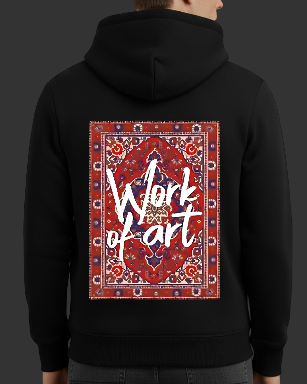 Work of Art Baskılı Sweatshirt - Görsel 13