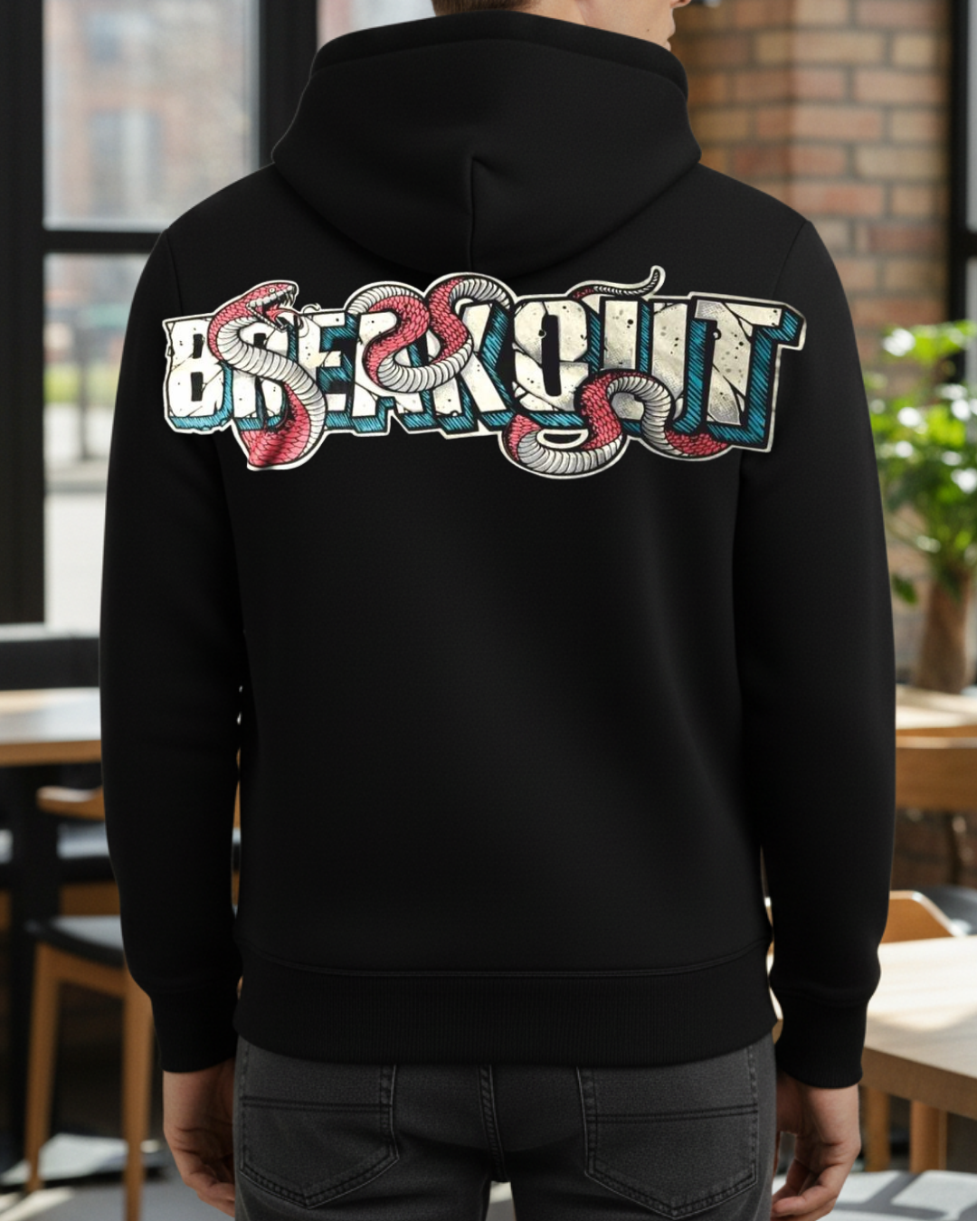 Breakout Baskılı Sweatshirt - Görsel 2