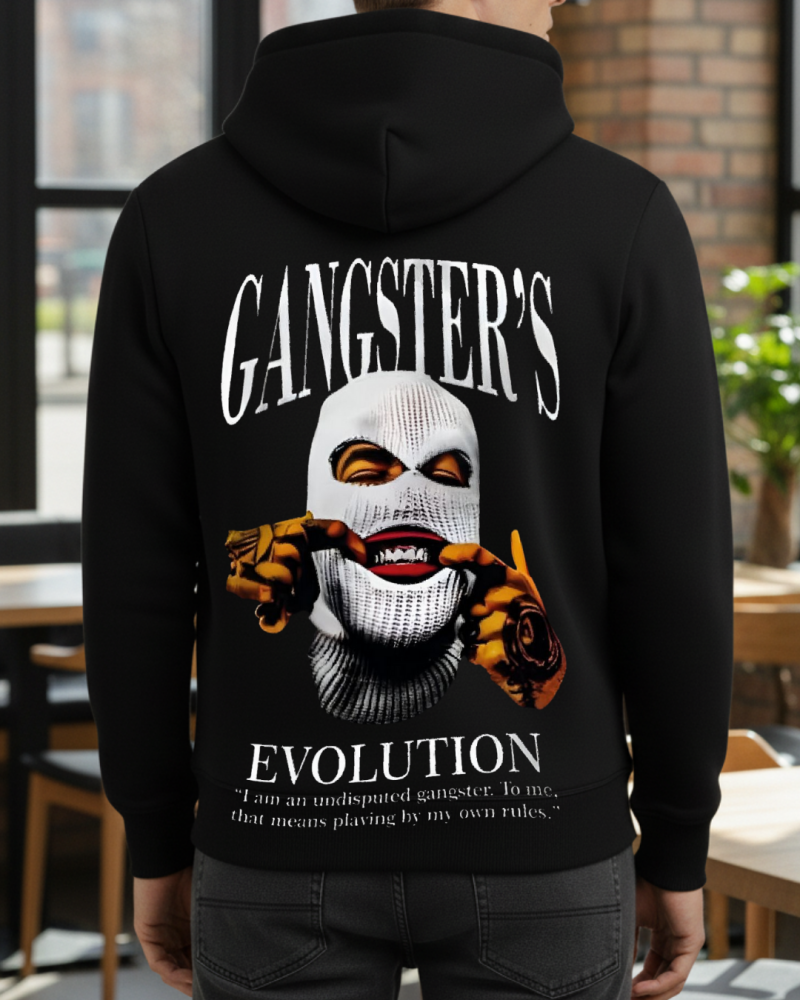 Gangster Baskılı Sweatshirt - Görsel 14