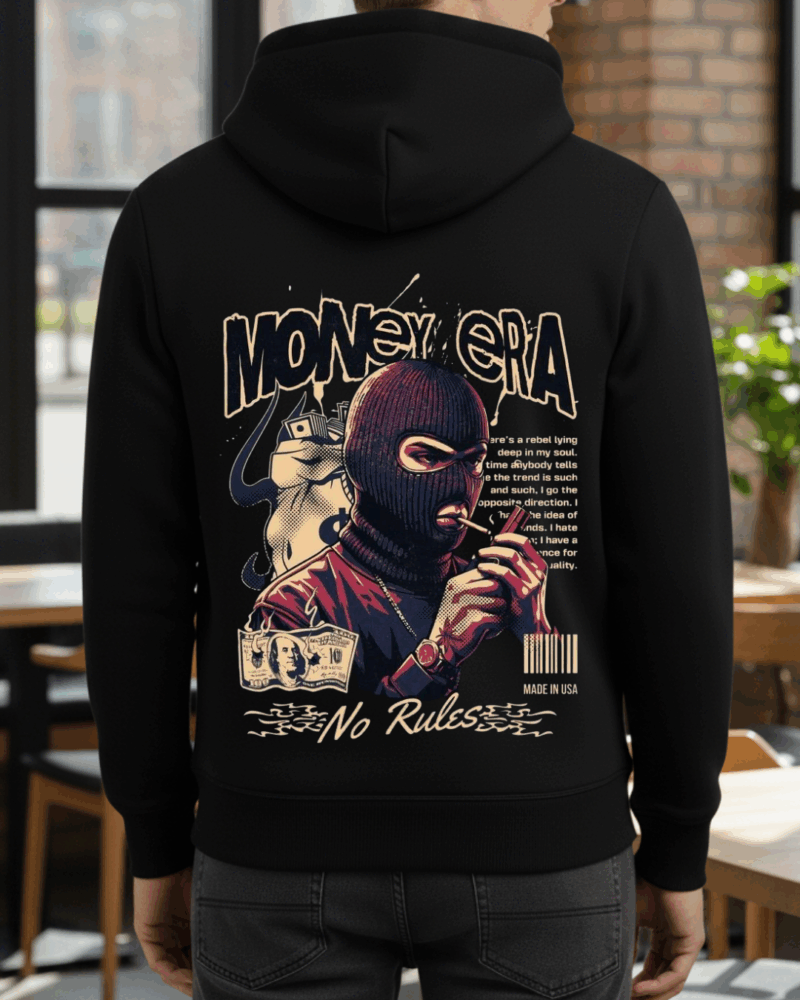 Money Era Baskılı Sweatshirt - Görsel 9