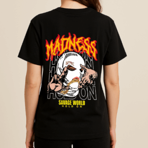 Madness Baskılı T-Shirt
