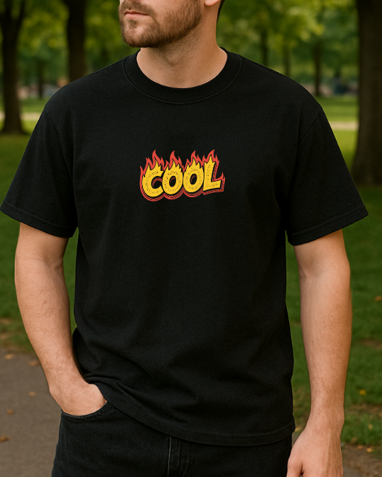 Cool Baskılı T-Shirt - Görsel 7