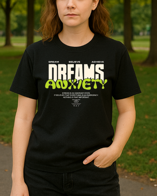 Dream Anxiety Baskılı T-Shirt - Görsel 7