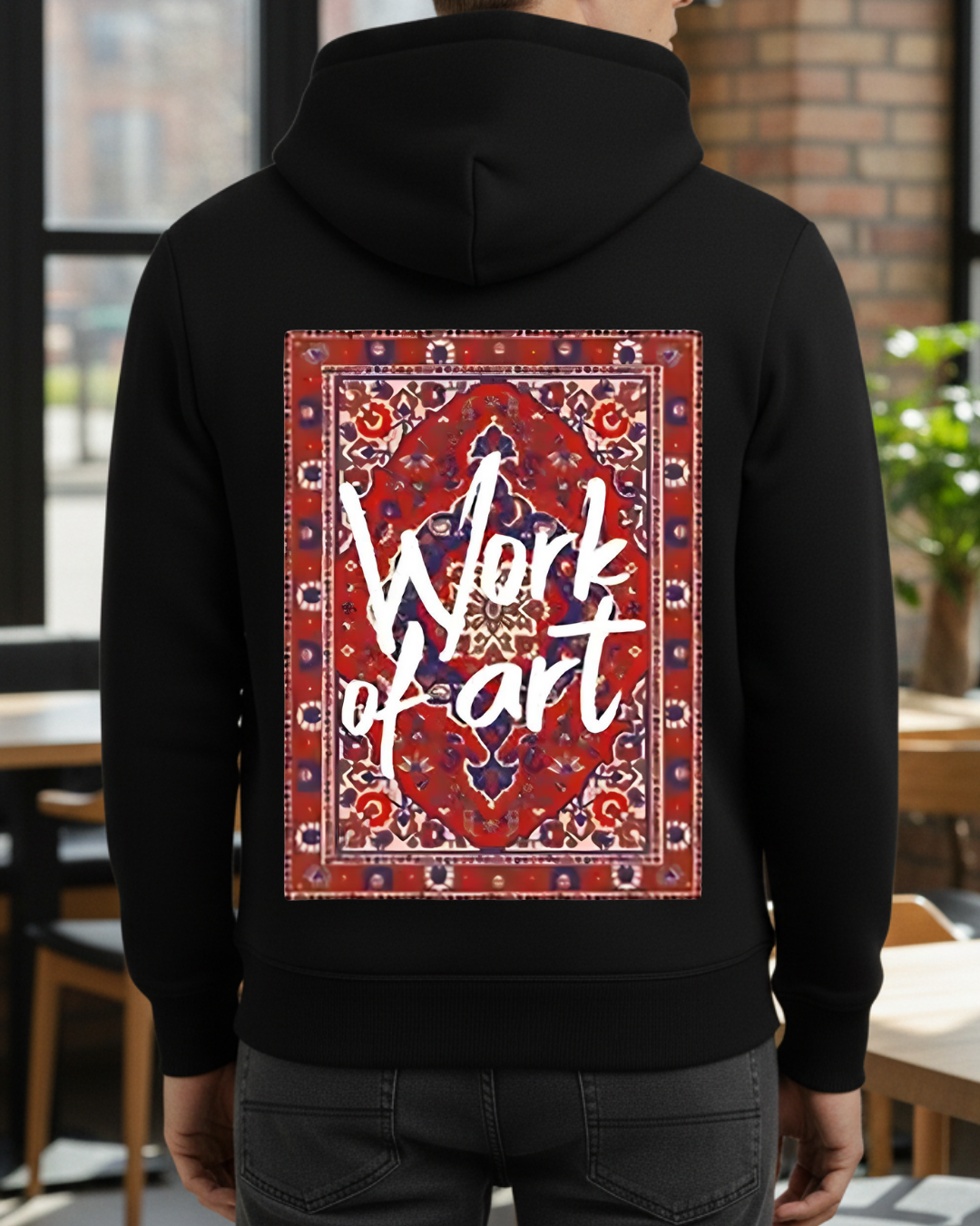 Work of Art Baskılı Sweatshirt - Görsel 15