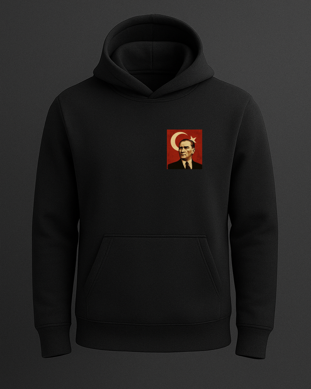 Atatürk Portresi Tasarımlı Baskılı  Sweatshirt