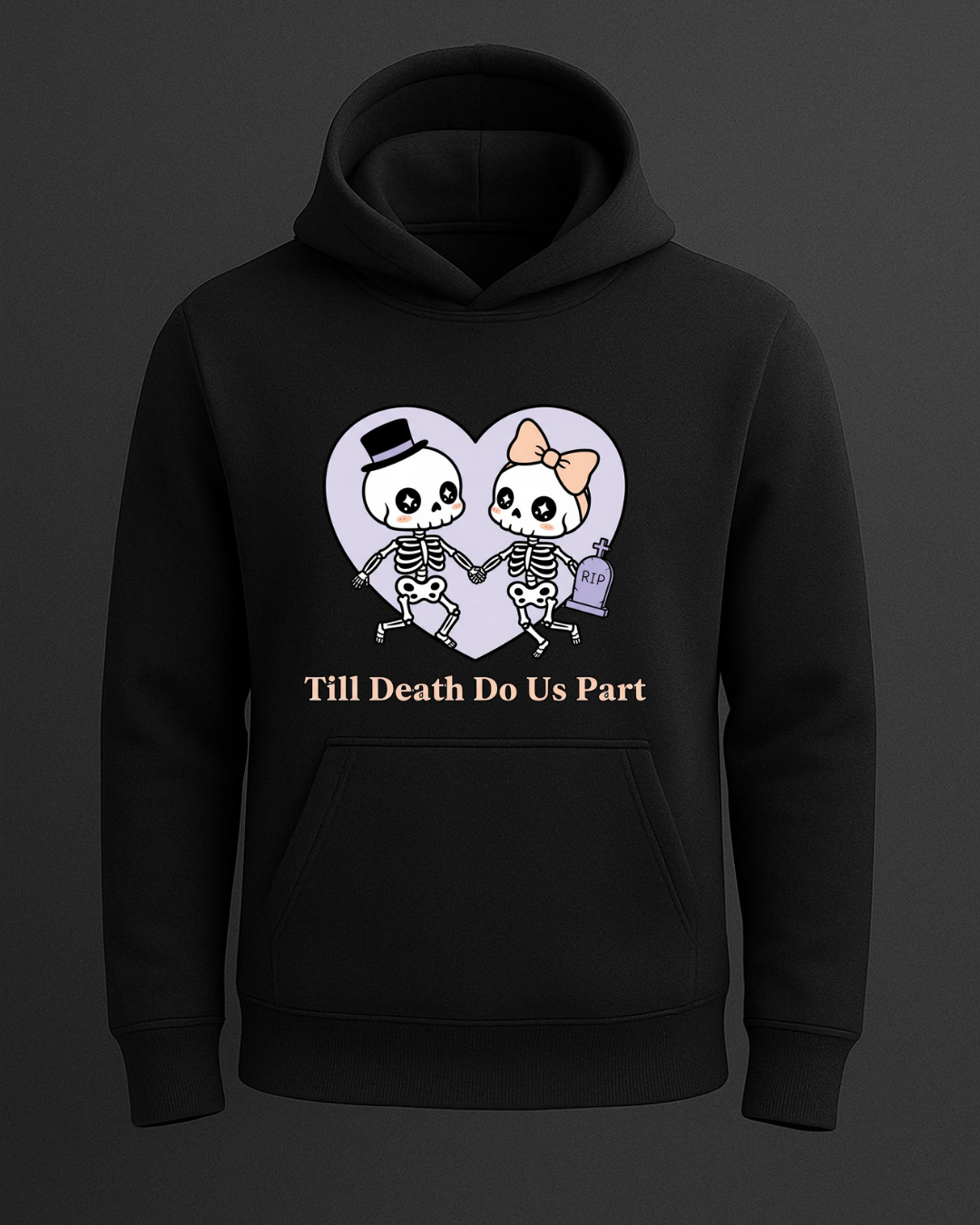 Till Death Do Us Part - Hallowen Baskılı Sweatshirt