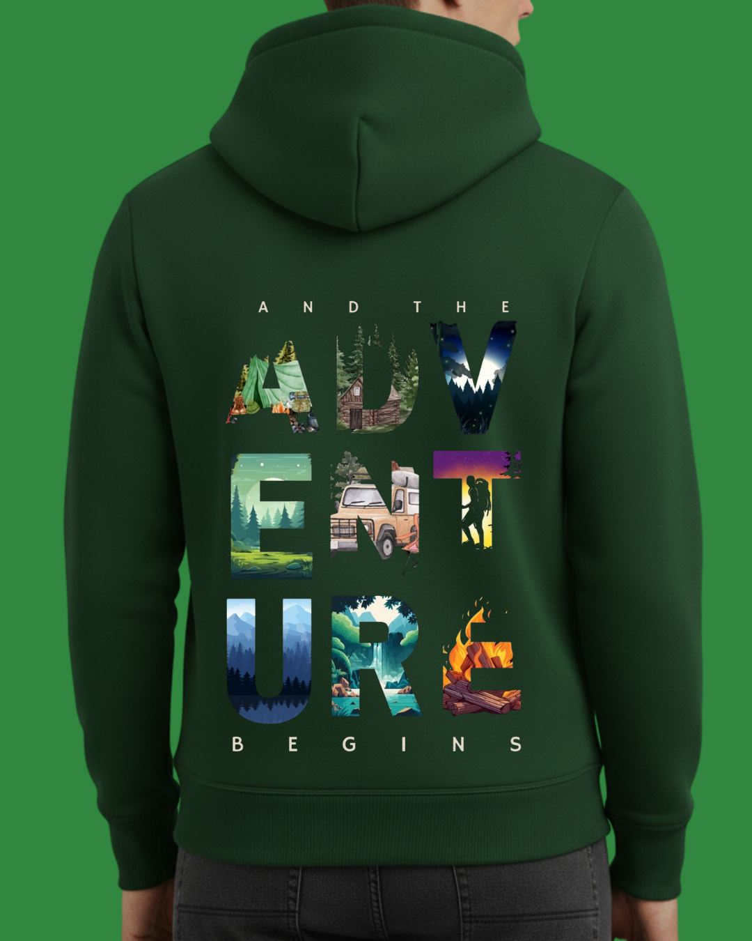 Adventure Baskılı Sweatshirt - Görsel 11
