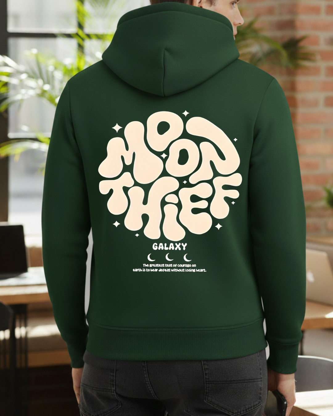 Moon Thief Baskılı Sweatshirt - Görsel 6