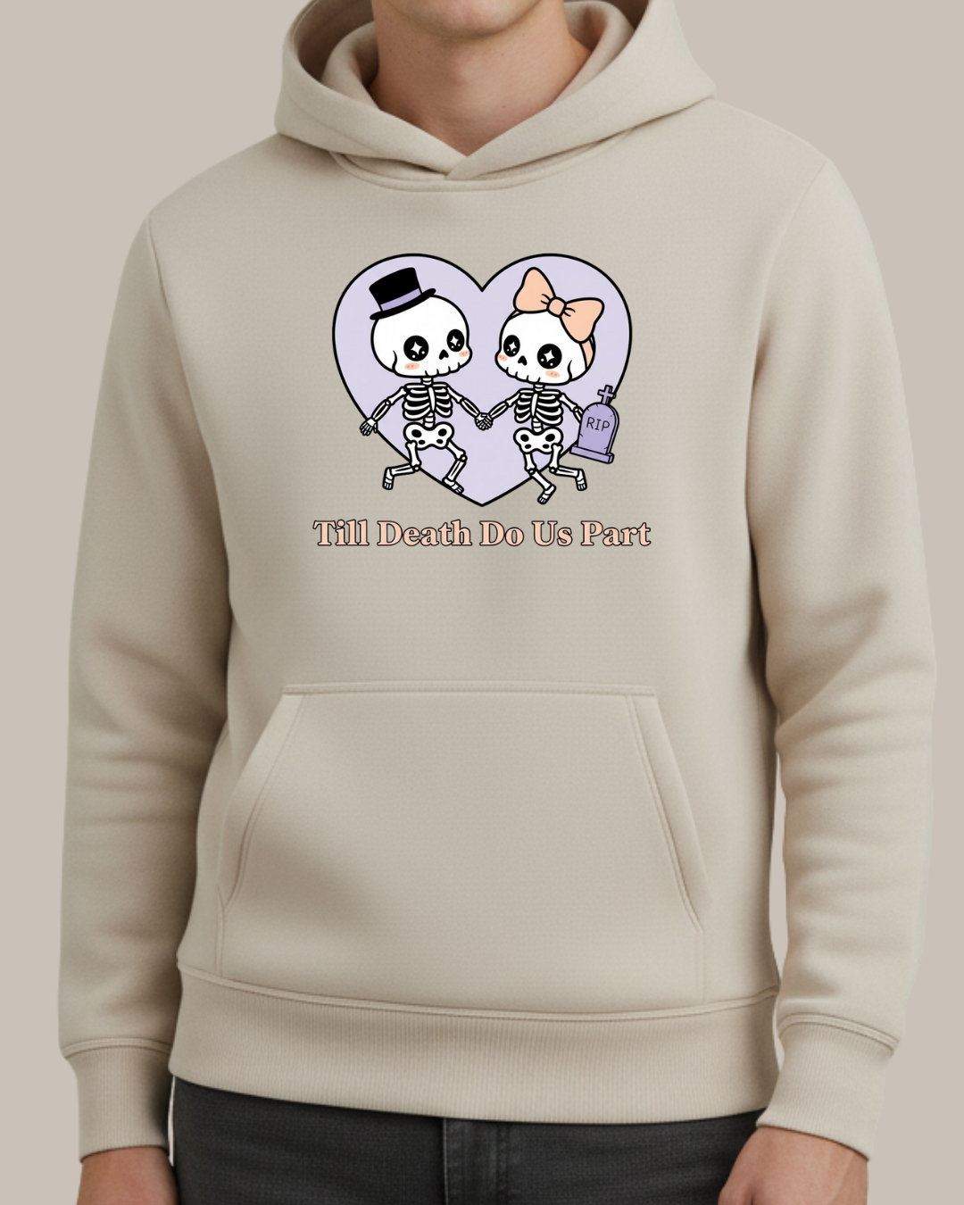 Till Death Do Us Part - Hallowen Baskılı Sweatshirt - Görsel 19