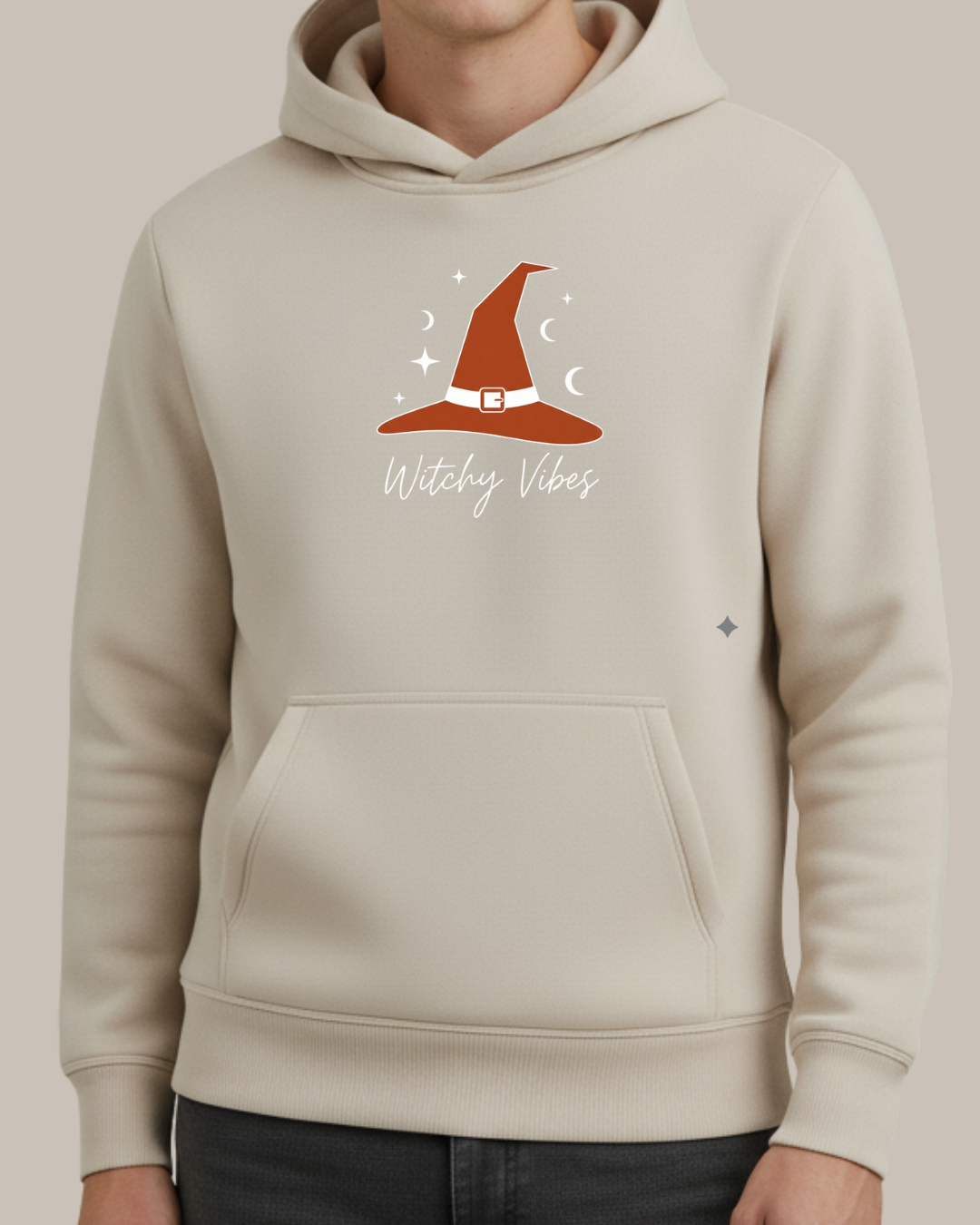 Witcy Vibes Baskılı Hallowen Sweatshirt - Görsel 5