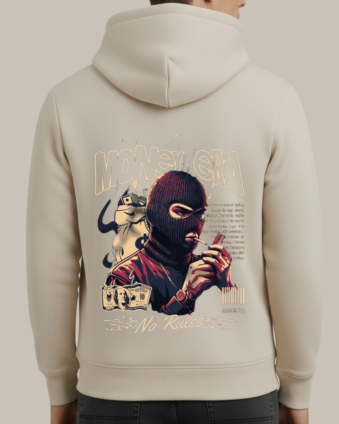 Money Era Baskılı Sweatshirt - Görsel 19