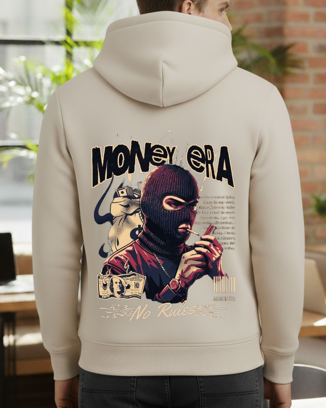 Money Era Baskılı Sweatshirt - Görsel 21