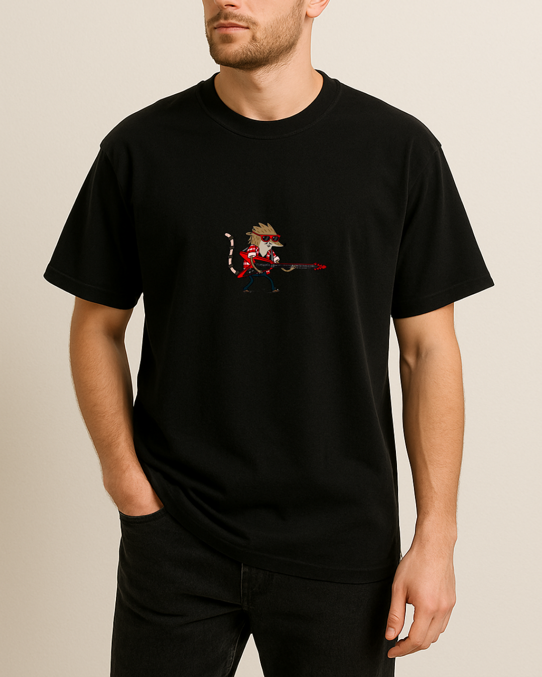 Regular Show Rigby Baskılı T-Shirt - Görsel 3