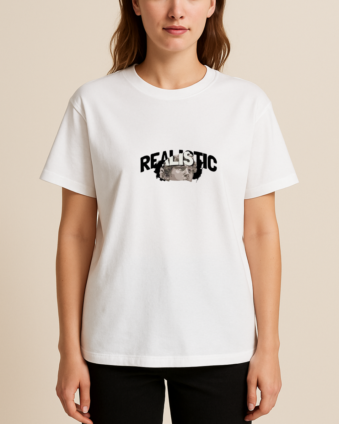 Realistic Baskılı T-Shirt - Görsel 3