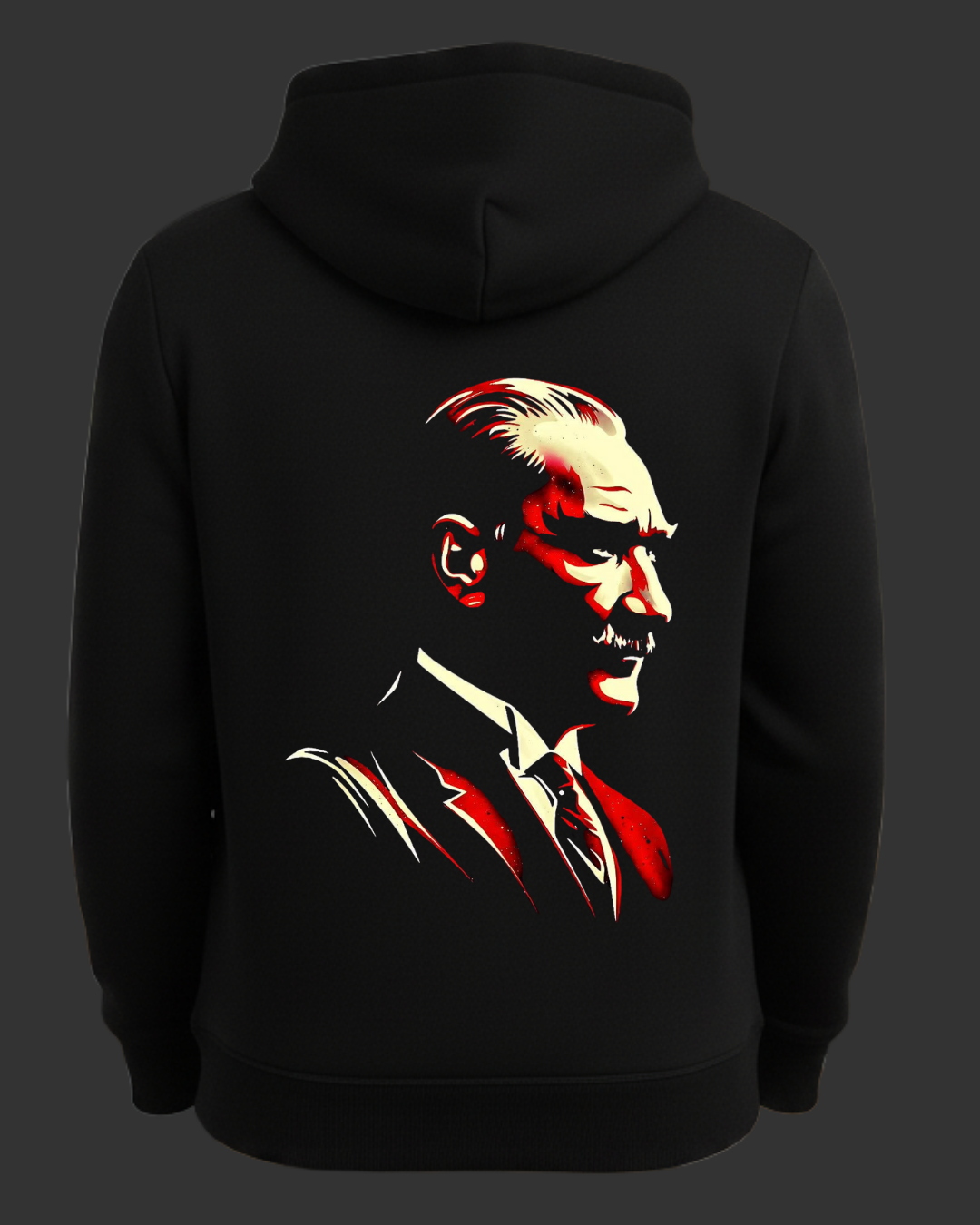 Atatürk Portresi Baskılı Sweatshirt