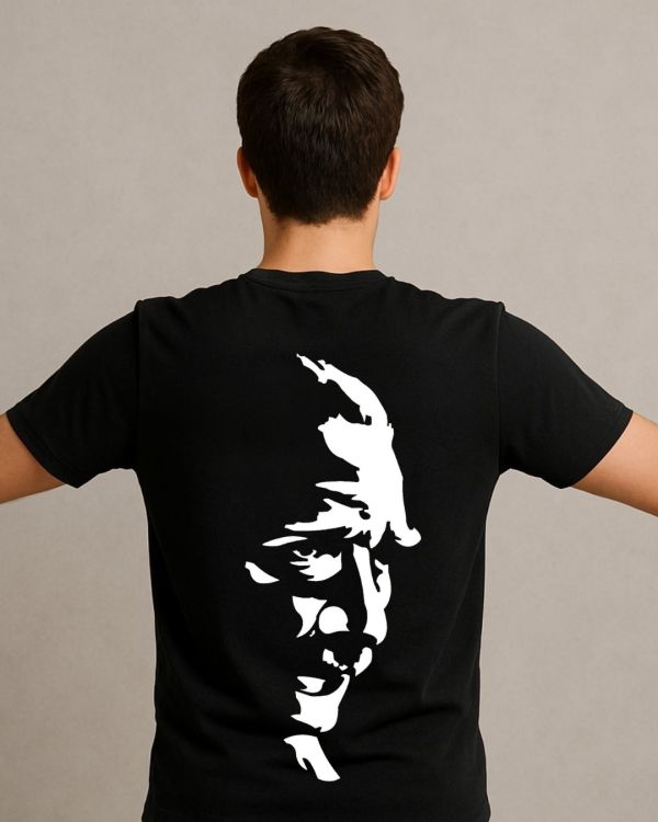 Atatürk Silüeti Baskılı T-Shirt