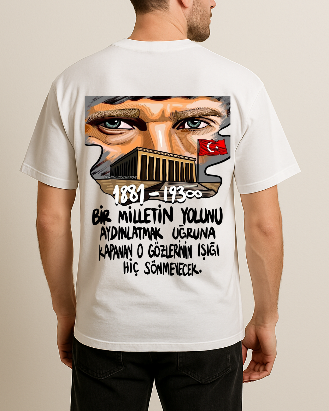1881-1923 Baskılı T-Shirt